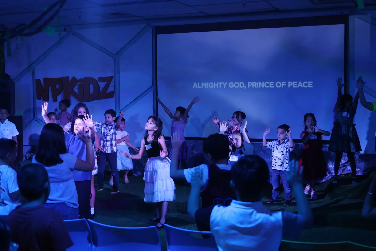 Kids taking part in NPKIDZ